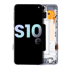 OLED Assembly With Frame For Samsung Galaxy S10E (Service Pack) (Prism White)