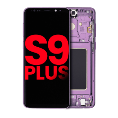 OLED Assembly With Frame For Samsung Galaxy S9 Plus (Aftermarket Plus) (Lilac Purple)