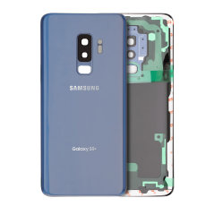 Back Cover Glass With Camera Lens For Samsung Galaxy S9 Plus (Service Pack) (Coral Blue)