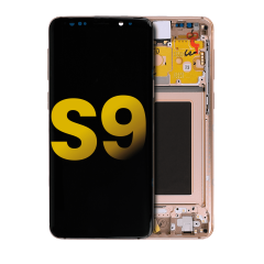 OLED Assembly With Frame For Samsung Galaxy S9 (Refurbished) (Sunrise Gold)