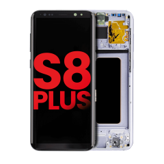 OLED Assembly With Frame For Samsung Galaxy S8 Plus (Aftermarket Plus) (Orchid Gray)