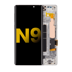 OLED Assembly With Frame For Samsung Galaxy Note 9 (Refurbished) (Alpine White)