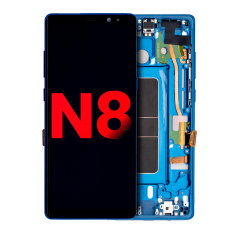 OLED Assembly With Frame For Samsung Galaxy Note 8 (Aftermarket Plus) (Deep sea Blue)