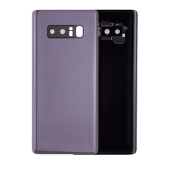 Back Cover Glass With Camera Lens For Samsung Galaxy Note 8 (No Logo) (Aftermarket Plus) (Orchid Gray)