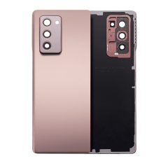 Back Cover Glass With Camera Lens For Samsung Galaxy Z Fold 2 5G (Premium) (Mystic Bronze)