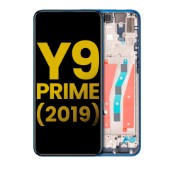 LCD Assembly With Frame For Huawei Y9 Prime (2019) (Refurbished) (Sapphire Blue)