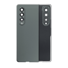 Back Cover Glass With Camera Lens For Samsung Galaxy Z Fold 3 5G (Aftermarket Plus) (Phantom Green)