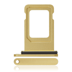 Dual Sim Card Tray For iPhone 11 (Yellow)