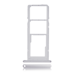 Dual Sim Card Tray For Samsung Galaxy A14 (A145F) (Silver)