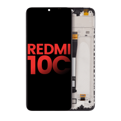 LCD Assembly With Frame For Xiaomi Redmi 10C (Aftermarket Plus) (All Colors)