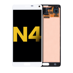 OLED Assembly Without Frame For Samsung Galaxy Note 4 (Refurbished) (White)