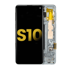 OLED Assembly With Frame For Samsung Galaxy S10 (Refurbished) (Prism Green)