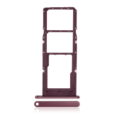 Dual Sim Card Tray For Samsung Galaxy A14 5G (A146F / 2023) (Dark Red)