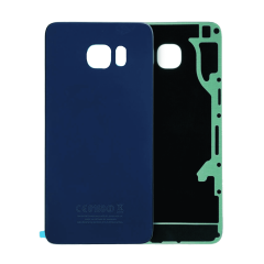 Back Cover Glass For Samsung Galaxy S6 Edge  (Service Pack) (Black Sapphire)