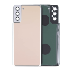Back cover Glass With Adhesive For Samsung Galaxy S21 Plus 5G (Service Pack) (Phantom Gold)