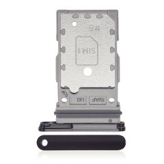 Dual Sim Card Tray For Samsung Galaxy S23 5G / S23 Plus 5G (Phantom Black)