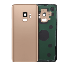 Back Cover Glass With Camera Lens For Samsung Galaxy S9 (Service Pack) (Sunrise Gold)