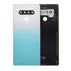 Back cover Glass With Camera Lens For LG Stylo 6 / K71 (Blue)