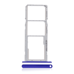 Dual Sim Card Tray For LG K22 (2020) (Blue)