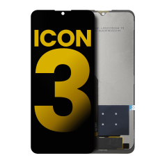 LCD Assembly Without Frame For Cricket Icon 3 (Refurbished) (All Colors)