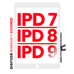 Digitizer For iPad 7 (2019) / iPad 8 (2020) / iPad 9 (2021) (Aftermarket Pro: XO7) (White)