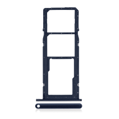 Dual Sim Card Tray For Samsung Galaxy A01 (A015 / 2020) (Blue)