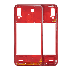 Mid-Frame Housing For Samsung Galaxy A30 (A305 / 2019) (Aftermarket Plus) (Red)