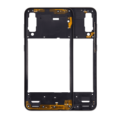 Mid-Frame Housing For Samsung Galaxy A50s (A507 / 2019) (Aftermarket Plus) (Prism Crush Black)