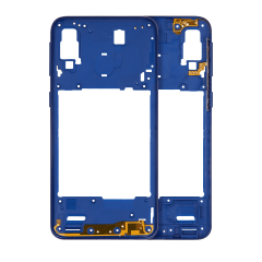 Mid-Frame Housing For Samsung Galaxy A40 (A405 / 2019) (Aftermarket Plus) (Blue)