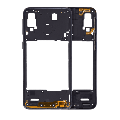 Mid-Frame Housing For Samsung Galaxy A40 (A405 / 2019) (Aftermarket Plus) (Black)