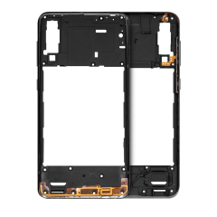 Mid-Frame Housing For Samsung Galaxy A30s (A307 / 2019) (Prism Crush Black)