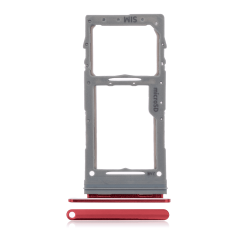 Single Sim Card Tray For Samsung Galaxy Note 10 Lite (Aura Red)