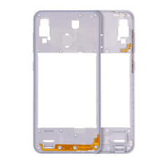 Mid-Frame Housing For Samsung Galaxy A30 (A305 / 2019) (Aftermarket Plus) (White)