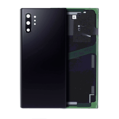 Back Cover Glass With Camera Lens For Samsung Galaxy Note 10 Plus / 5G (Service Pack) (Aura Black)