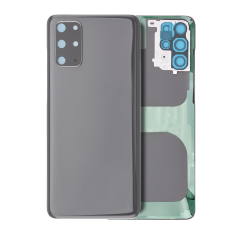 Back Cover Glass With Camera Lens For Samsung Galaxy S20 Plus (Service Pack) (Cosmic Gray)