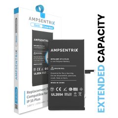 Replacement Battery For iPhone 15 Plus (AmpSentrix Basic Extended)