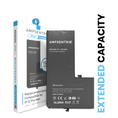 Replacement Battery For iPhone 11 Pro Max (AmpSentrix Basic Extended)