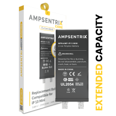 Replacement Battery For IPhone 13 Mini (Spot Welding Required) (AmpSentrix Core Extended)