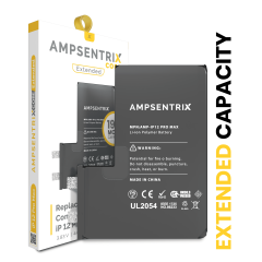 Replacement Battery For IPhone 12 Pro Max (Spot Welding Required) (AmpSentrix Core Extended)