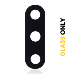 Back Camera Lens (Glass Only) With Adhesive For Samsung Galaxy M30 (M305 / 2019) (Black)
