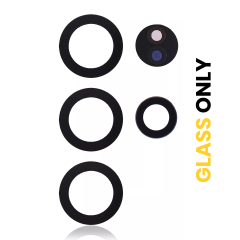Back Camera Lens (Glass Only) With Adhesive For Samsung Galaxy S22 Ultra 5G (10 Pack)