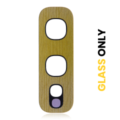 Back Camera Lens (Glass Only) With Adhesive For Samsung Galaxy S10E (Yellow)