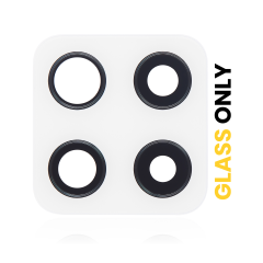 Back Camera Lens (Glass Only) With Adhesive For Samsung Galaxy A42 5G (A426 / 2020) (Prism Dot White)
