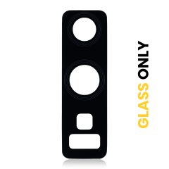 Back Camera Lens (Glass Only) With Adhesive For Samsung Galaxy Note 9 (Midnight Black) (10 Pack)