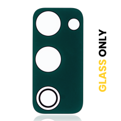 Back Camera Lens (Glass Only) With Adhesive For Samsung Galaxy S20 FE 4G / 5G (Cloud Mint) (10 Pack)