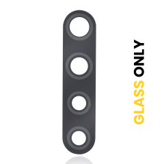 Back Camera Lens (Glass Only) With Adhesive For Samsung Galaxy A21 (A215 / 2020) (10 Pack)