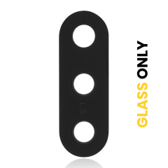 Back Camera Lens (Glass Only) With Adhesive For Samsung Galaxy A01 (A015 / 2020) (All Colors) (10 Pack)