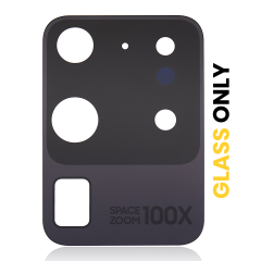 Back Camera Lens (Glass Only) With Adhesive For Samsung Galaxy S20 Ultra 5G (10 Pack)