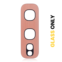 Back Camera Lens (Glass Only) With Adhesive For Samsung Galaxy S10E (Flamingo Pink) (10 Pack)