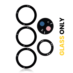 Back Camera Lens (Glass Only) With Adhesive For Samsung Galaxy S21 Ultra 5G (5 Piece Set)